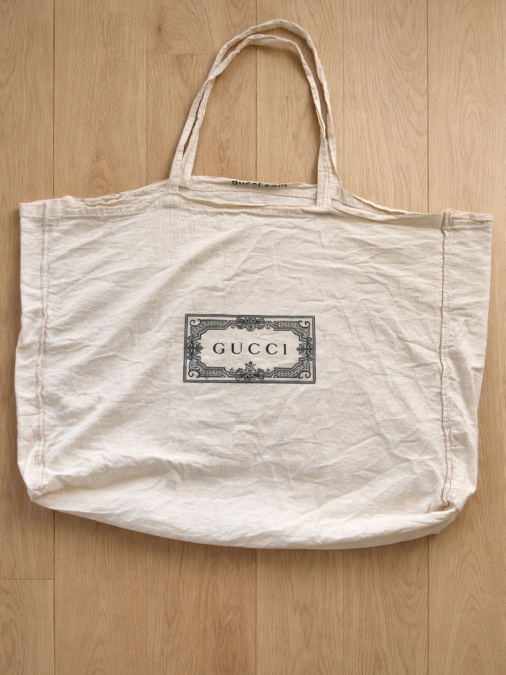 Gucci Canvas Logo Tote
